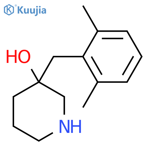 3-(2,6-dimethylphenyl)methylpiperidin-3-ol structure