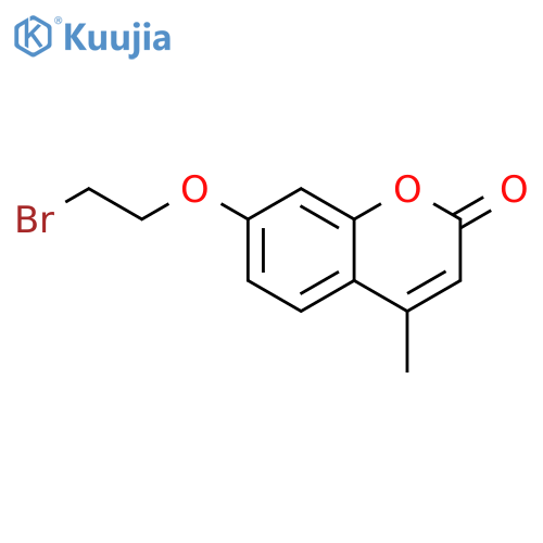 2H-1-Benzopyran-2-one, 7-(2-bromoethoxy)-4-methyl- structure