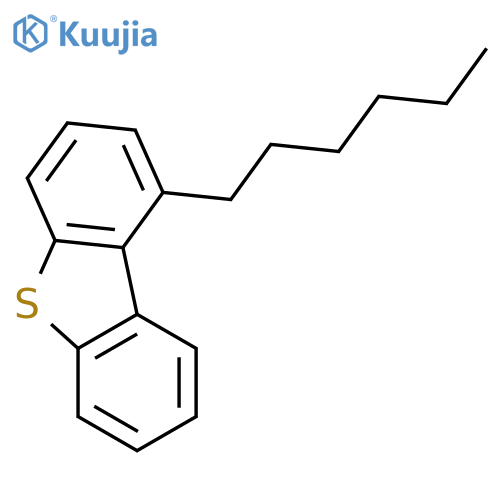 Dibenzothiophene, hexyl- structure