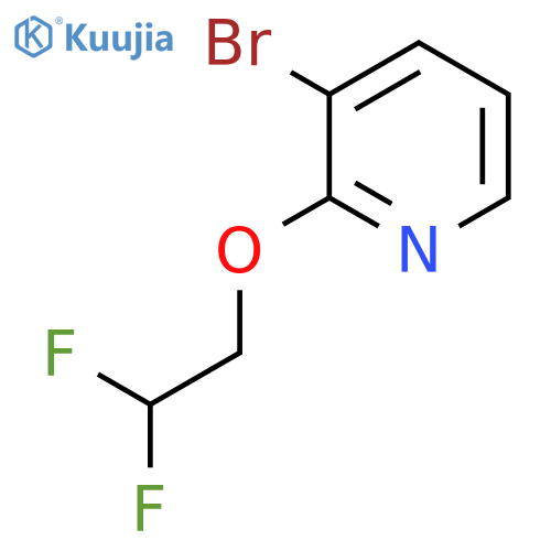 3-Bromo-2-(2,2-difluoroethoxy)pyridine structure