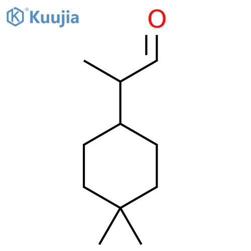 2-(4,4-Dimethylcyclohexyl)propanal structure
