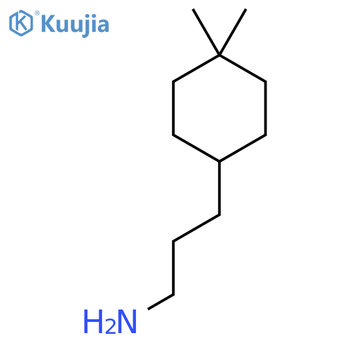 3-(4,4-dimethylcyclohexyl)propan-1-amine structure
