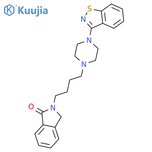 1H-Isoindol-1-one,2-[4-[4-(1,2-benzisothiazol-3-yl)-1-piperazinyl]butyl]-2,3-dihydro- structure