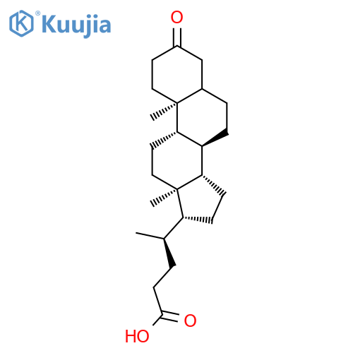 3-Oxo-5b-cholanoic Acid structure