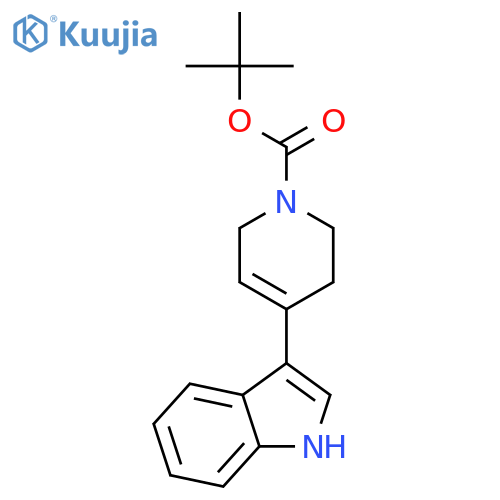 tert-Butyl 4-(1H-indol-3-yl)-5,6-dihydropyridine-1(2H)-carboxylate structure