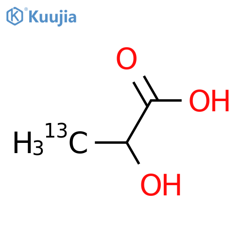 L-Lactic acid-3-13C structure
