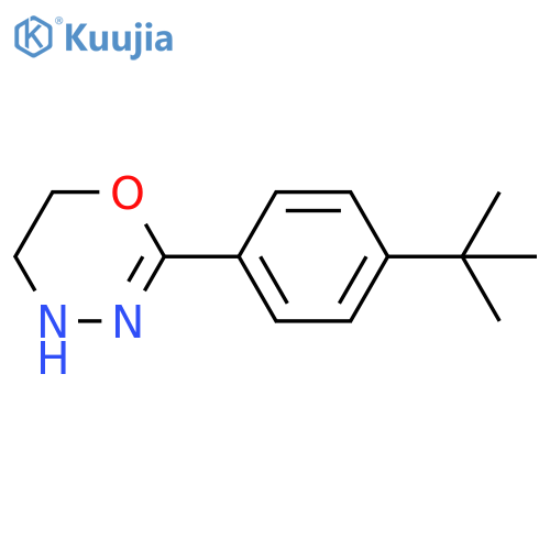 4H-1,3,4-Oxadiazine, 2-[4-(1,1-dimethylethyl)phenyl]-5,6-dihydro- structure