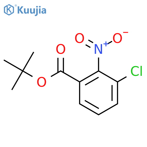 tert-butyl 3-chloro-2-nitrobenzoate structure