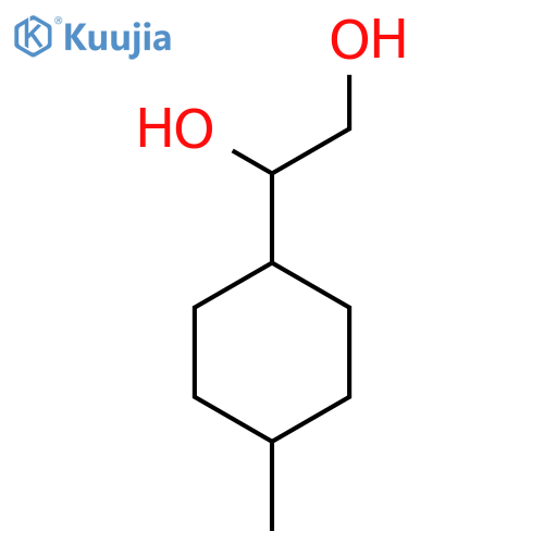 1-(4-methylcyclohexyl)ethane-1,2-diol structure