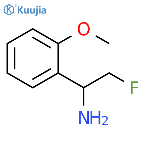 2-FLUORO-1-(2-METHOXYPHENYL)ETHAN-1-AMINE structure