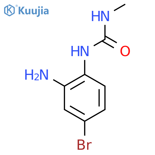 1-(2-amino-4-bromophenyl)-3-methylurea structure