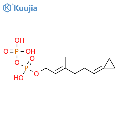 Diphosphoric acid,mono[(2E)-6-cyclopropylidene-3-methyl-2-hexenyl] ester (9CI) structure