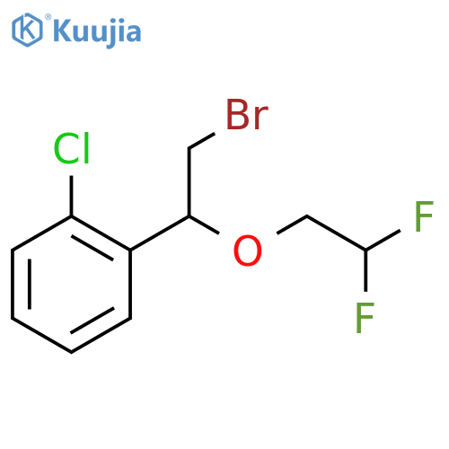 1-2-bromo-1-(2,2-difluoroethoxy)ethyl-2-chlorobenzene structure
