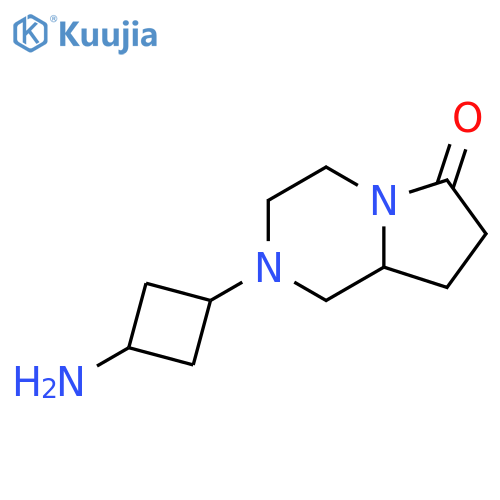 2-(3-aminocyclobutyl)-octahydropyrrolo1,2-apiperazin-6-one structure