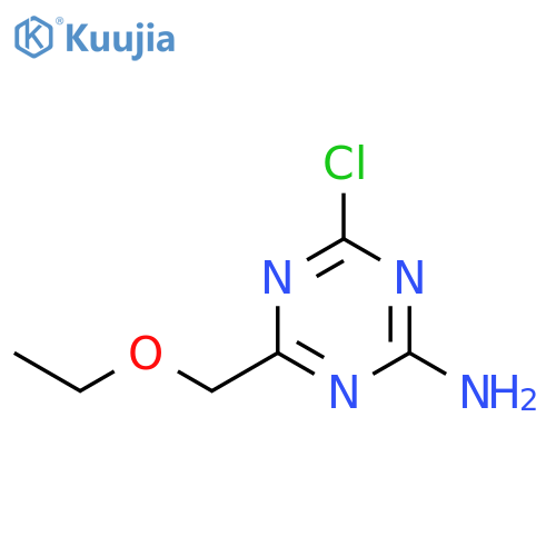 4-Chloro-6-(ethoxymethyl)-1,3,5-triazin-2-amine structure