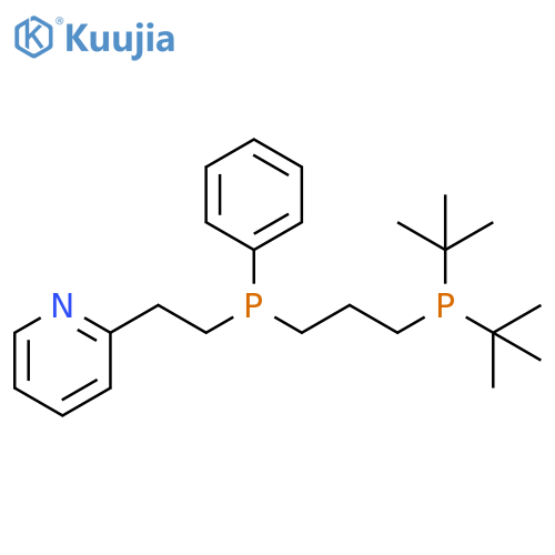 Pyridine,2-[2-[[3-[bis(1,1-dimethylethyl)phosphino]propyl]phenylphosphino]ethyl]- structure