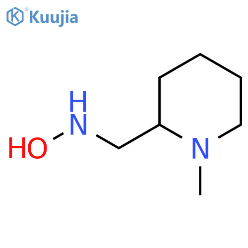N-(1-methylpiperidin-2-yl)methylhydroxylamine structure