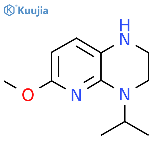 6-methoxy-4-(propan-2-yl)-1H,2H,3H,4H-pyrido[2,3-b]pyrazine structure