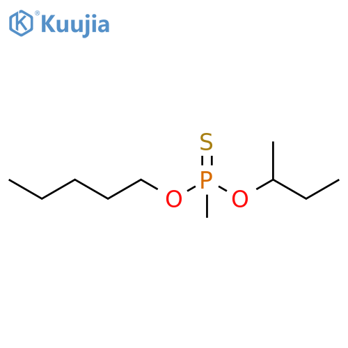 Phosphonothioic acid,methyl-, S-butyl O-pentyl ester (8CI,9CI) structure