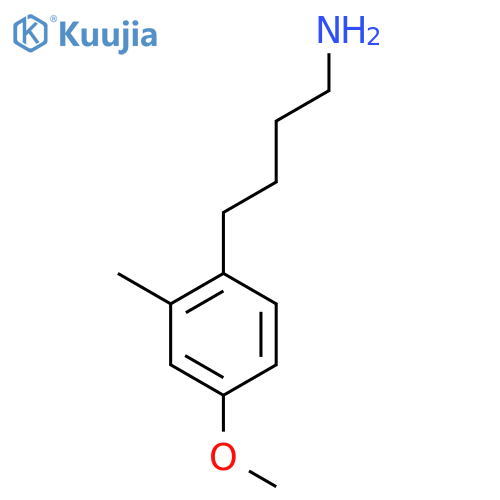 4-(4-methoxy-2-methylphenyl)butan-1-amine structure