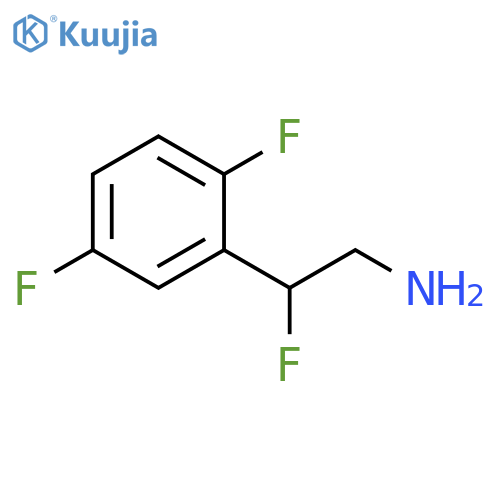 2-(2,5-difluorophenyl)-2-fluoroethan-1-amine structure