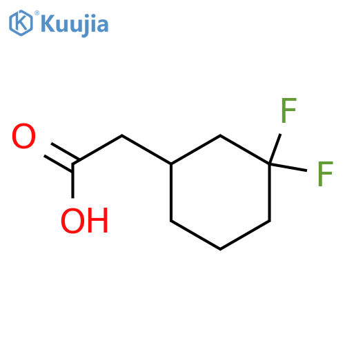 2-(3,3-difluorocyclohexyl)acetic acid structure