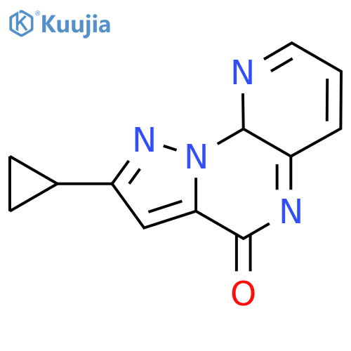 4-cyclopropyl-2,3,8,13-tetraazatricyclo[7.4.0.0,]trideca-1(13),3,5,9,11-pentaen-7-one structure