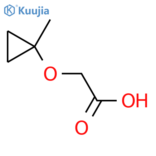 2-(1-Methylcyclopropoxy)acetic acid structure