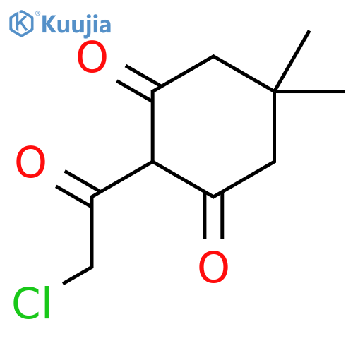 1,3-Cyclohexanedione, 2-(chloroacetyl)-5,5-dimethyl- (9CI) structure