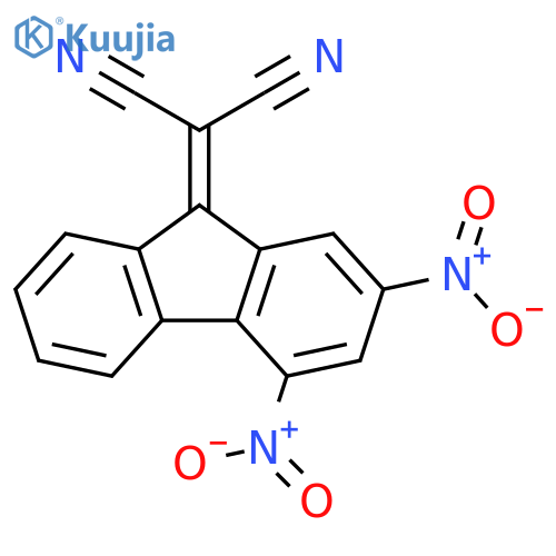 Propanedinitrile, (2,4-dinitro-9H-fluoren-9-ylidene)- structure