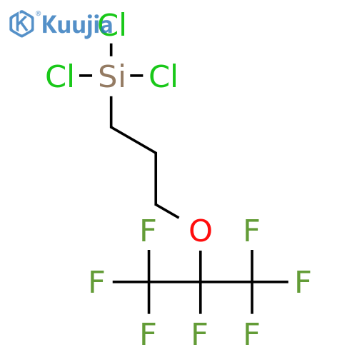 3-(Heptafluoroisopropoxy)propyltrichlorosilane structure