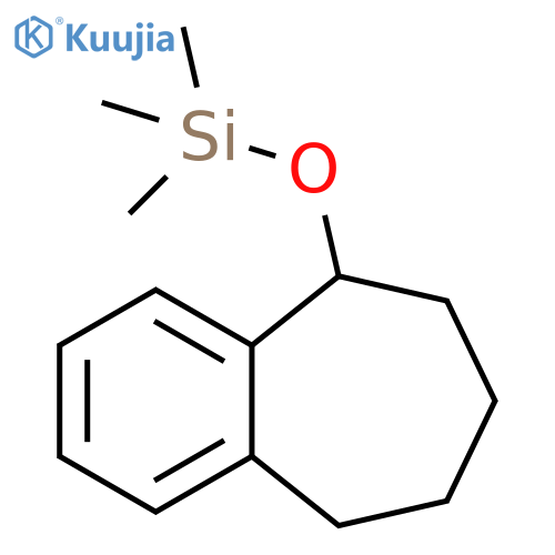 5H-Benzocycloheptene, 6,7,8,9-tetrahydro-5-[(trimethylsilyl)oxy]- structure