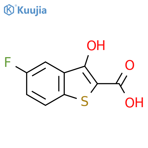 5-Fluoro-3-hydroxybenzo[b]thiophene-2-carboxylic acid structure