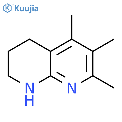 5,6,7-TRIMETHYL-1,2,3,4-TETRAHYDRO-1,8-NAPHTHYRIDINE structure