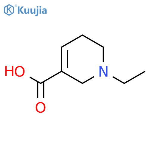 3-Pyridinecarboxylicacid, 1-ethyl-1,2,5,6-tetrahydro- structure