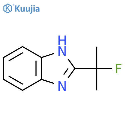 2-(2-fluoropropan-2-yl)-1H-1,3-benzodiazole structure