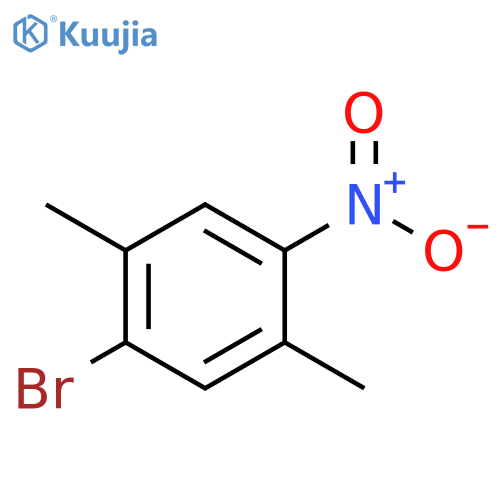 1-Bromo-2,5-dimethyl-4-nitro-benzene structure