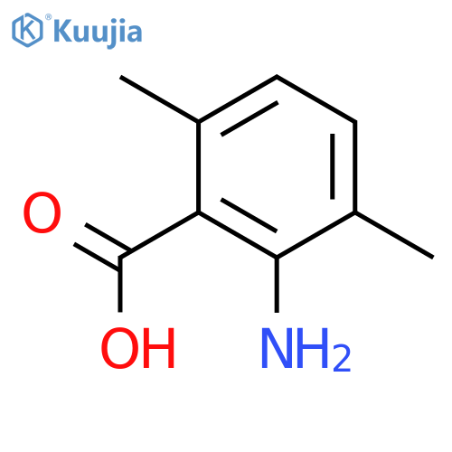 2-amino-3,6-dimethylbenzoic acid structure