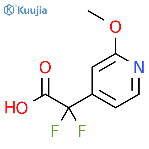 2,2-difluoro-2-(2-methoxypyridin-4-yl)acetic acid structure