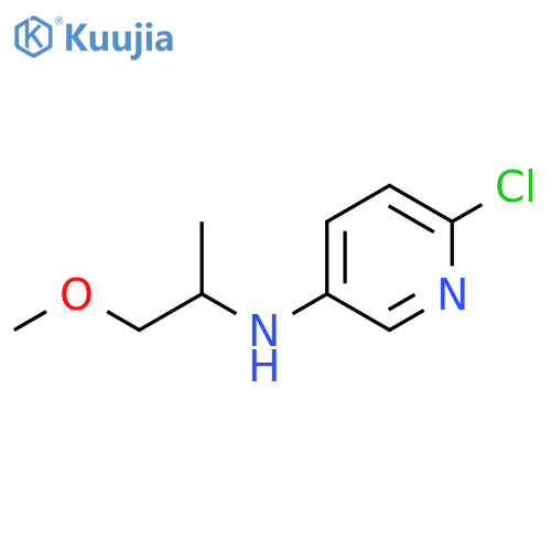 6-chloro-N-(1-methoxypropan-2-yl)pyridin-3-amine structure