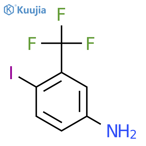 4-Iodo-3-(trifluoromethyl)aniline structure