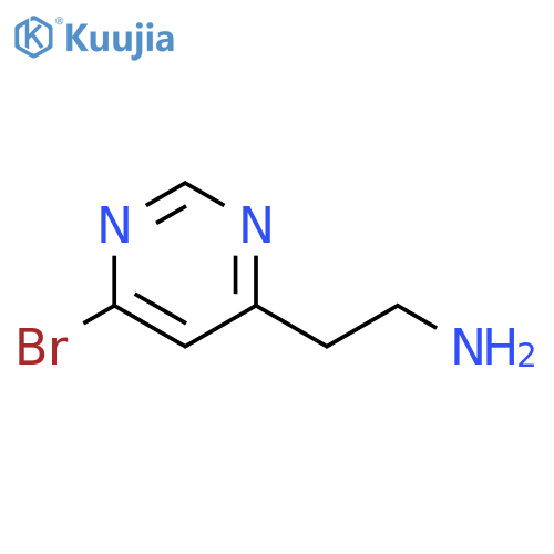 6-Bromo-4-pyrimidineethanamine structure