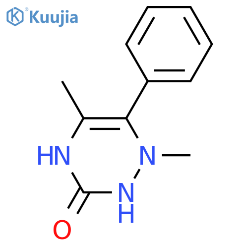 1,2-Dihydro-1,5-dimethyl-6-phenyl-1,2,4-triazin-3(4H)-one structure