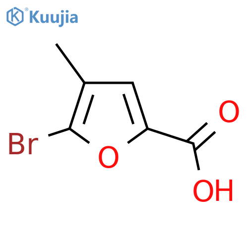 5-Bromo-4-methylfuran-2-carboxylic acid structure