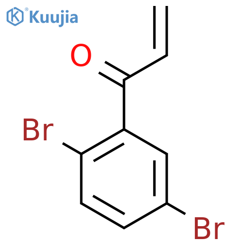 1-(2,5-dibromophenyl)prop-2-en-1-one structure