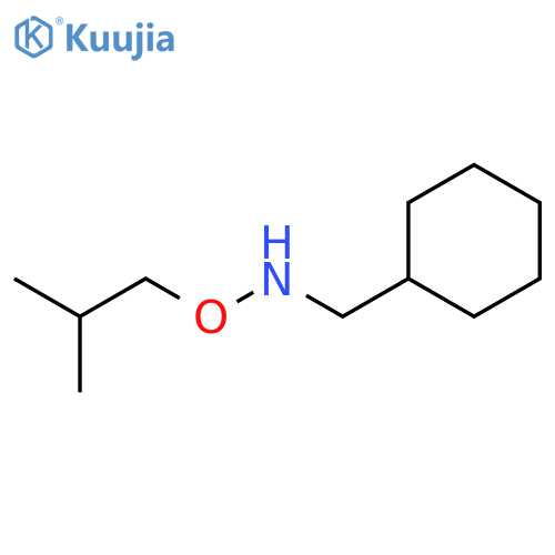 (cyclohexylmethyl)(2-methylpropoxy)amine structure