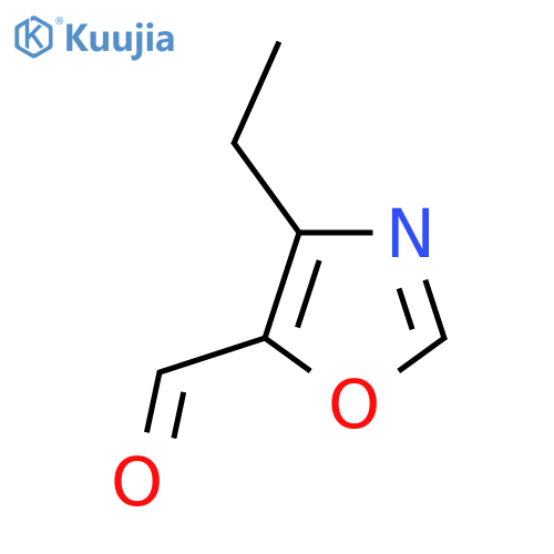 4-Ethyl-1,3-oxazole-5-carbaldehyde structure