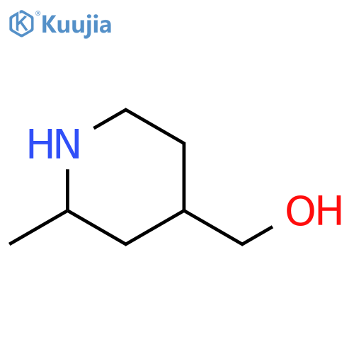 (2-methylpiperidin-4-yl)methanol structure