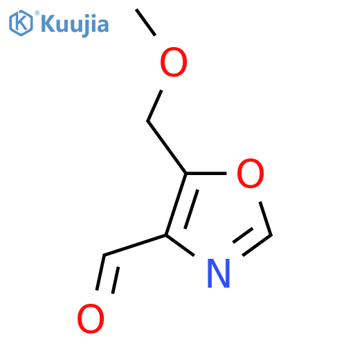 5-(Methoxymethyl)-1,3-oxazole-4-carbaldehyde structure