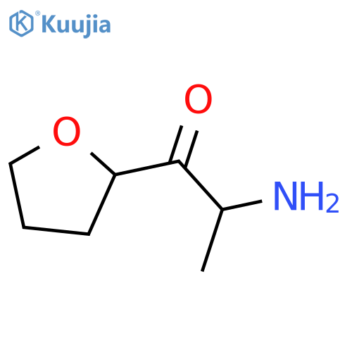 2-amino-1-(oxolan-2-yl)propan-1-one structure